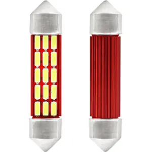 Lâmpada LED Festoon (C5W) 12/24V - 41mm [2 unid]