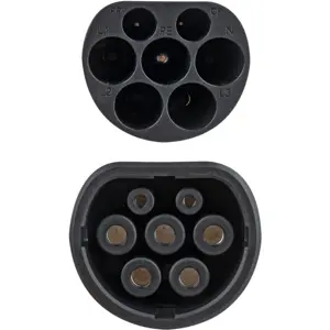 Cable de carga trifásico para coche eléctrico - Tipo2 32A (22kW) - IP55 - 5m