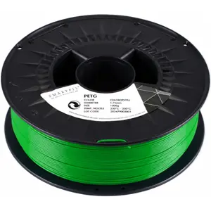 Rolo de filamento de impressão 3D em PETG de 1.75mm - Verde - 1000g
