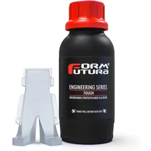 Resina para impressão 3D SLA, DLP e LCD UV (385 - 405 nm) - TOUGH - NATURAL - 500 g