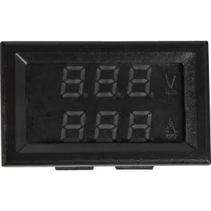 Amperímetro e voltímetro de painel digital 100V/100A 3,5..30 VCC 48×29×22mm
