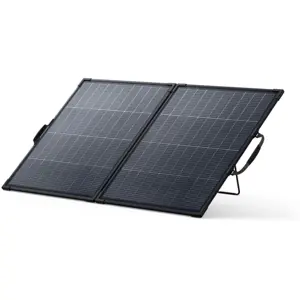 Painel fotovoltaico bifacial monocristalino dobrável c/ MC4 48V 4.16A 200W - 1377x792x17mm