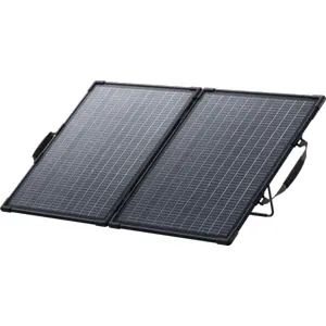 Painel fotovoltaico bifacial monocristalino dobrável c/ MC4 21.6V 4.63A 100W - 1030x600x17mm