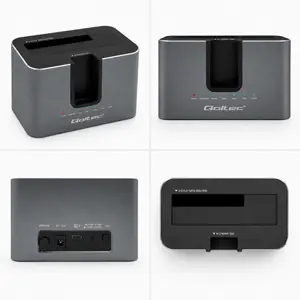 Docking Station para SSD M.2 NVMe y HDD/SSD SATA 2.5"/3.5" con USB-C 10 Gb/s y Clonación