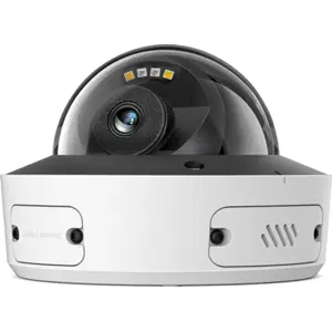 Câmara IP (Ethernet c/ PoE) Dome 4MP Full-Color 2xIR 30m - IP67 IK10