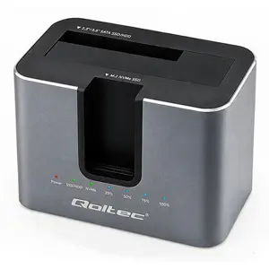 Docking Station para SSD M.2 NVMe e HDD/SSD SATA 2.5"/3.5" com USB-C 10 Gb/s e Clonagem