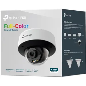 Câmara IP (Ethernet c/ PoE) Dome 4MP Full-Color 2xIR 30m - IP67 IK10