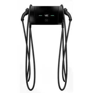 Carregador EV Wallbox 2x22kW Trifásico c/ 2x Cabos T2 5m + RFID + 4G