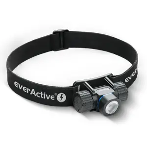 Linterna de cabeza LED (30..600lm) c/ batería recargable (700mAh) - IPX4