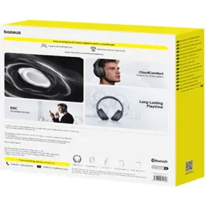 Auriculares Headphones circumaurales ENC Bluetooth 6.0 + Jack 3.5 AUX