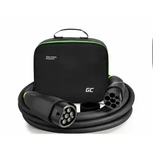 Cable de carga trifásico para coche eléctrico - Tipo 2 32A (22 kW) - IP54 - 5 m