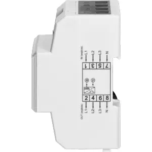Medidor digital de consumo de energia trifásico (80A) bidirecional c/ MID p/ calha DIN