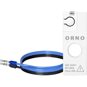 Pinça medição monofásica Wi-Fi 250V/63A Ø9.8mm (compatível c/ Tuya)