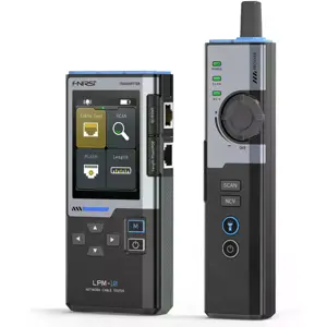 Testador multifunções de rede e linhas telefónicas (cabos/PoE/velocidade rede/NCV) c/ LCD a cores