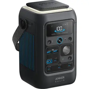 Power Station 300W 288Wh con App WiFi/Bluetooth, Salidas Exclusivamente DC + Panel solar 60W