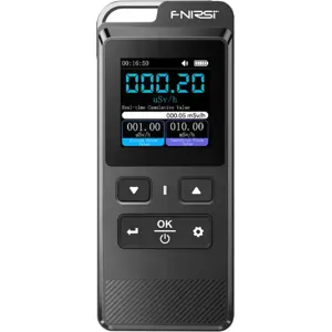 Detetor de Radiação Nuclear com Ecrã LCD 1,5"