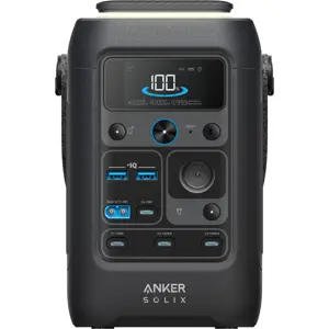 Power Station 300W 288Wh con App WiFi/Bluetooth, Salidas Exclusivamente DC + Panel solar 60W