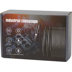 Câmara de inspecção visual (boroscópio) 2Mpx + display LCD 4.3'' a bateria - 5m