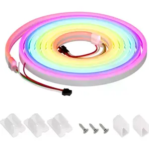 Luz Neon RGB T0615 com IC WS2811, 108 LEDs/m, IP67