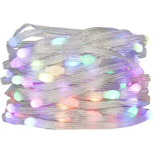 Fio de Luzes LED de Natal RGBIC WS2812B 5VDC IP67 5M