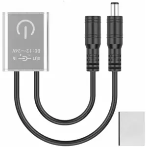 Mini Regulador Tátil – Interruptor e Controlador de Luminosidade para Luzes LED
