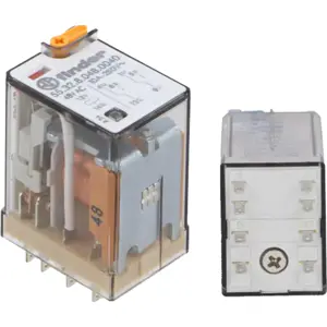 Relé industrial 48VAC 10A DPDT (8 pinos)