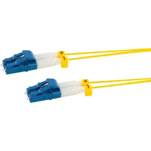 Cabo fibra óptica Super slim LC-LC OS2 (laser optimizado) monomodo (9/125µ) duplex - 3.0m