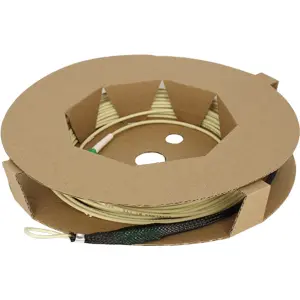 Pigtail de fibra óptica monomodo (900µm) com conector SC/APC flexível - 18m
