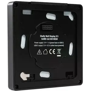 Ecrã Touch 4'' de Parede p/ Controlo Centralizado c/ Sensores, Wi-Fi 6 e Relé 5A - Preto