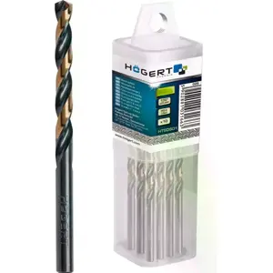 Conjunto de 10 brocas HSS para metal 3.2 mm