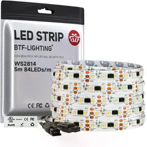 Tira LED direccionable RGBW 24 VDC 5 m, 84 LED/m, IP30