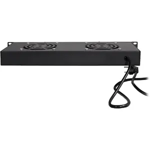 Painel de ventiladores para armário bastidor 19'' 1U