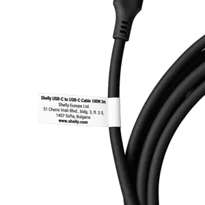 Cabo USB-C ⇿ USB-C PD 100W 480Mbps - Preto - 3m