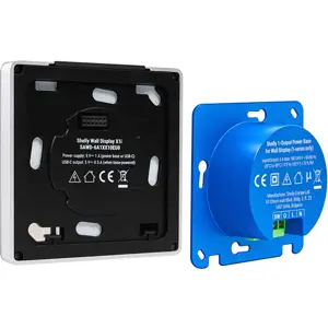Ecrã Touch 4'' de Parede p/ Controlo Centralizado c/ Sensores, Wi-Fi 6 e Relé 5A - Prateado