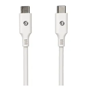 Cabo USB-C ⇿ USB-C PD 100W 480Mbps - Branco - 5m