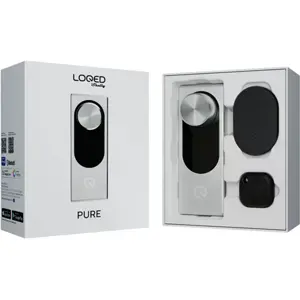 Fechadura Inteligente sem Fios c/ Gateway Wi-Fi e Comando BLE - Compatível com Shelly - Prateada