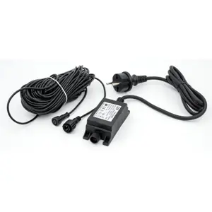 Adaptador de alimentação 12VDC 1A c/ cabo de 20m p/ Estação Meteorológica Ecowitt WS90