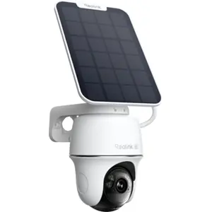 Câmara vigilância IP (Wi-Fi) 8MP IR10 com bateria + painel solar - IP64