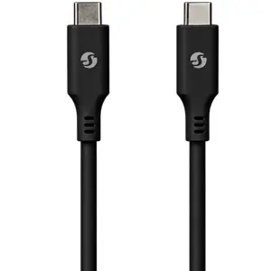 Cabo USB-C ⇿ USB-C PD 100W 480Mbps - Preto - 5m