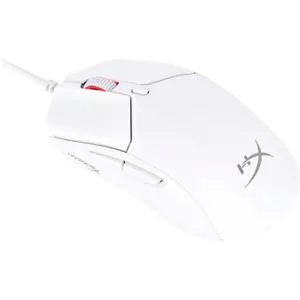 Rato gaming óptico 26000 DPI com fio 6 botões RGB - branco