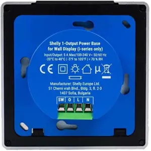 Ecrã Touch 4'' de Parede p/ Controlo Centralizado c/ Sensores, Wi-Fi 6 e Relé 5A - Prateado