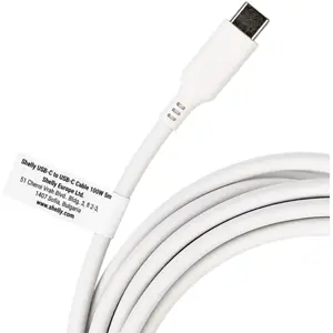 Cabo USB-C ⇿ USB-C PD 100W 480Mbps - Branco - 5m