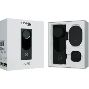 Fechadura Inteligente sem Fios c/ Gateway Wi-Fi e Comando BLE - Compatível com Shelly - Preta