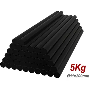 Bastões de cola quente universal Ø11x200mm - Preto - 5Kg (~255und.)