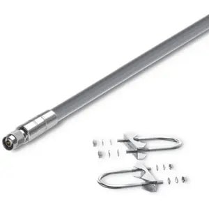 Antena LoRA 868MHz 10dBi 130cm em fibra de vidro c/ ficha N-macho
