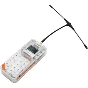 Teclado c/ Nordic nRF52840 + LoRa SX1262 + e-paper 1.22" + antena - 400-520Mhz