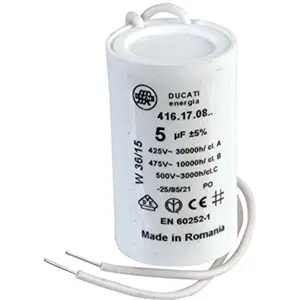 Condensador para motor 5uF 450V Ø28x55mm