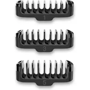 Aparador de barba sem fio 3 pentes (1/3/5mm) com bateria