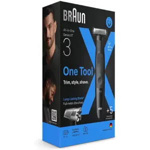 Aparador de barba sem fio 3 pentes (1/3/5mm) com bateria
