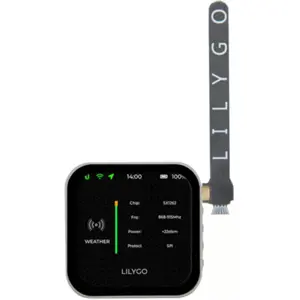 Placa desenvolvimento SF32LB52X c/ ecrã tátil 2.16" + LoRa SX1262 + BT5.3 + antena